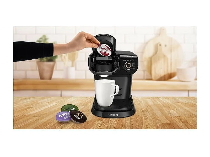 Machine a cafe multi-boissons - BOSCH TASSIMO TAS6502 - Noir