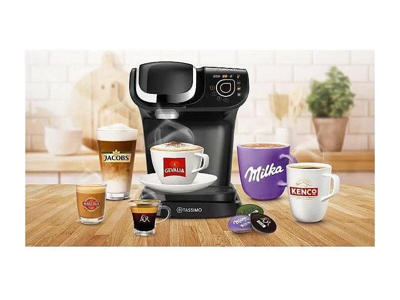 Machine a cafe multi-boissons - BOSCH TASSIMO TAS6502 - Noir