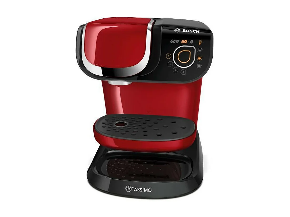 BOSCH - TAS6503 - Machine a cafe TASSIMO multi-boissons - Reservoir deau 1,3L - Arret automatique - Rouge