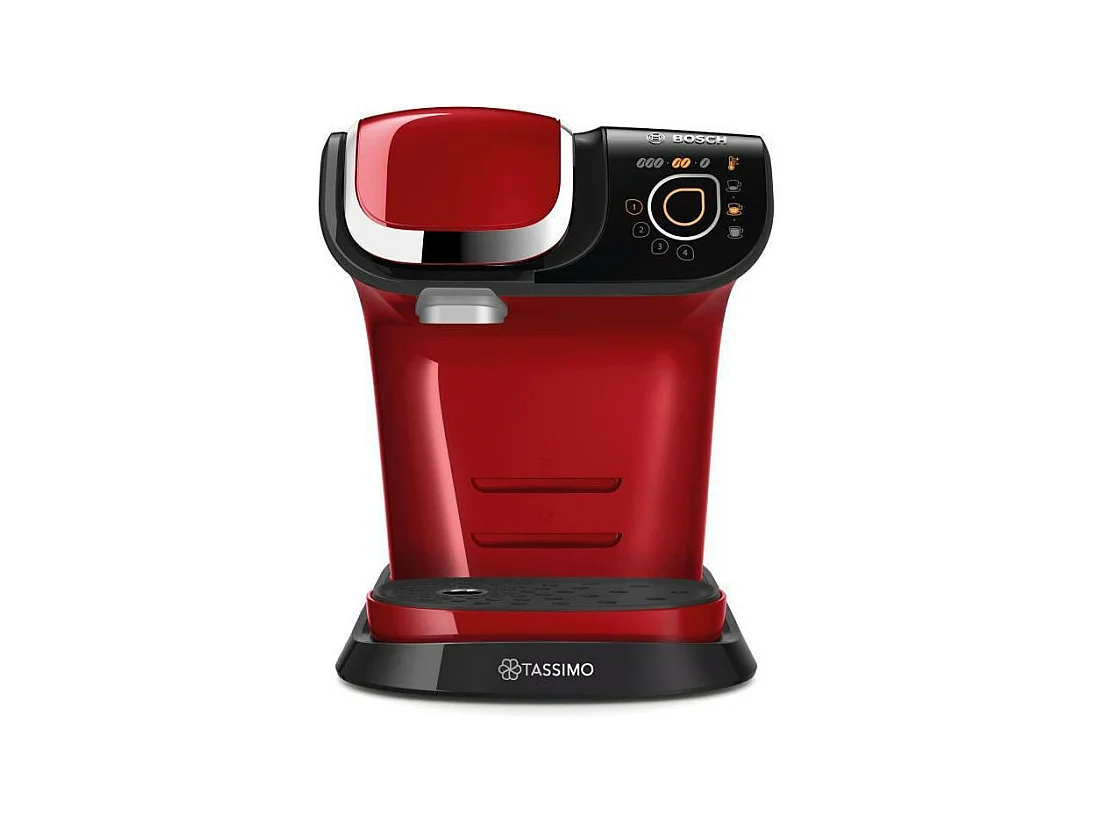 BOSCH - TAS6503 - Machine a cafe TASSIMO multi-boissons - Reservoir deau 1,3L - Arret automatique - Rouge