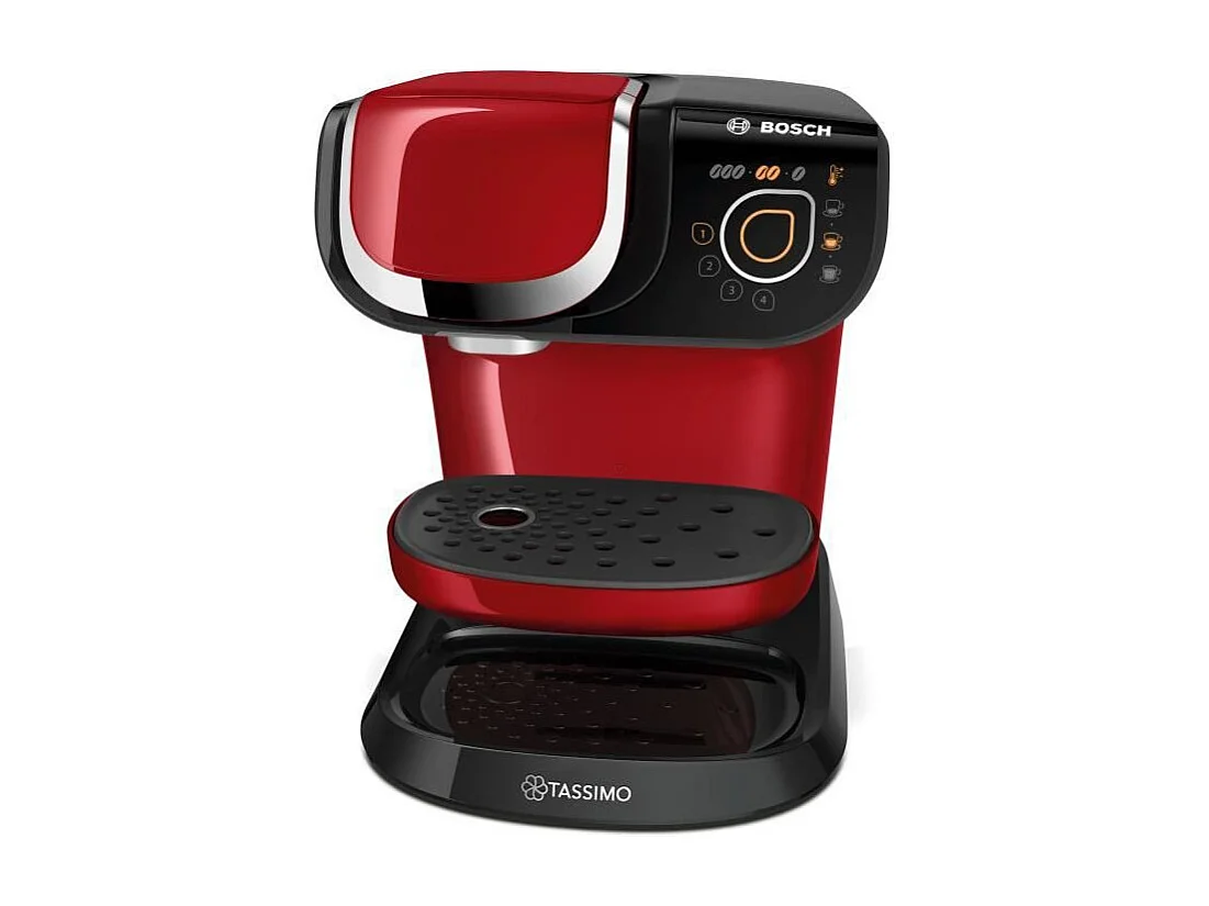 BOSCH - TAS6503 - Machine a cafe TASSIMO multi-boissons - Reservoir deau 1,3L - Arret automatique - Rouge