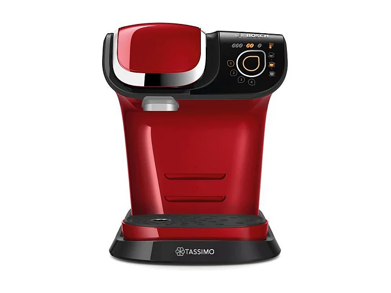 BOSCH - TAS6503 - Machine a cafe TASSIMO multi-boissons - Reservoir deau 1,3L - Arret automatique - Rouge