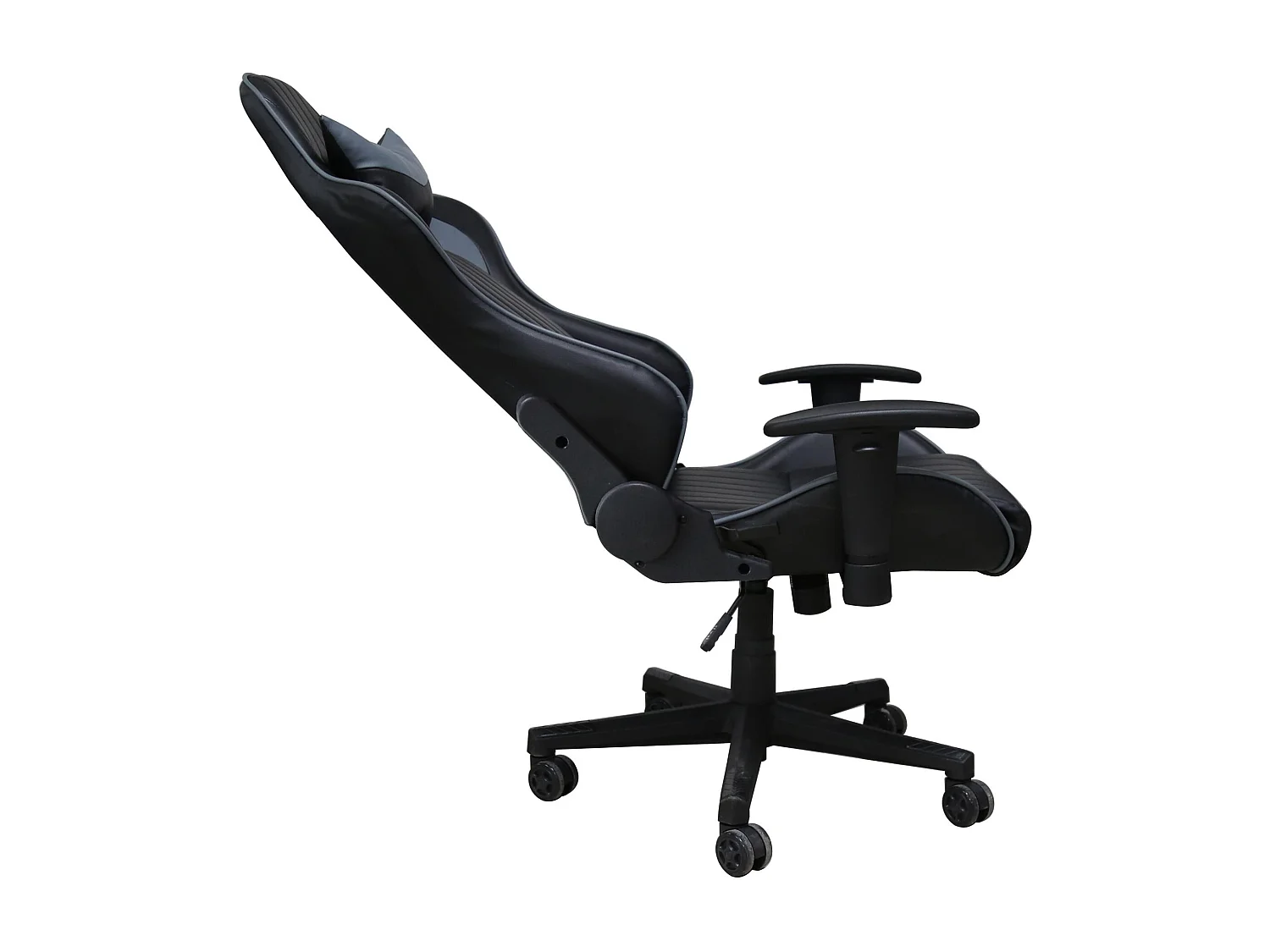 Senna | Chaise de bureau en similicuir noir