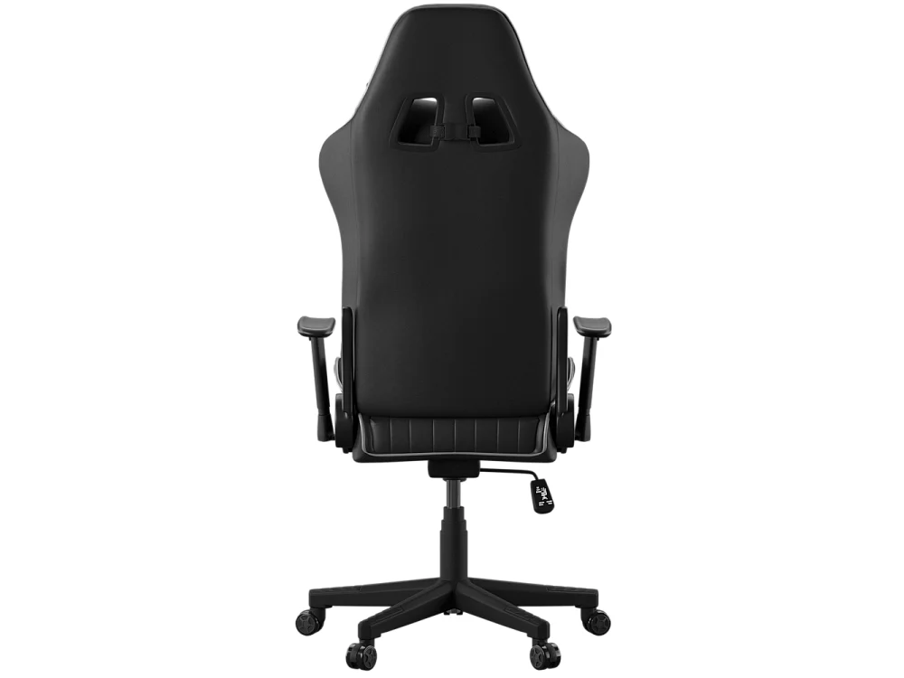 Senna | Chaise de bureau en similicuir noir