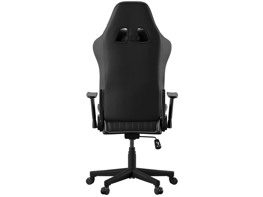 Senna | Chaise de bureau en similicuir noir