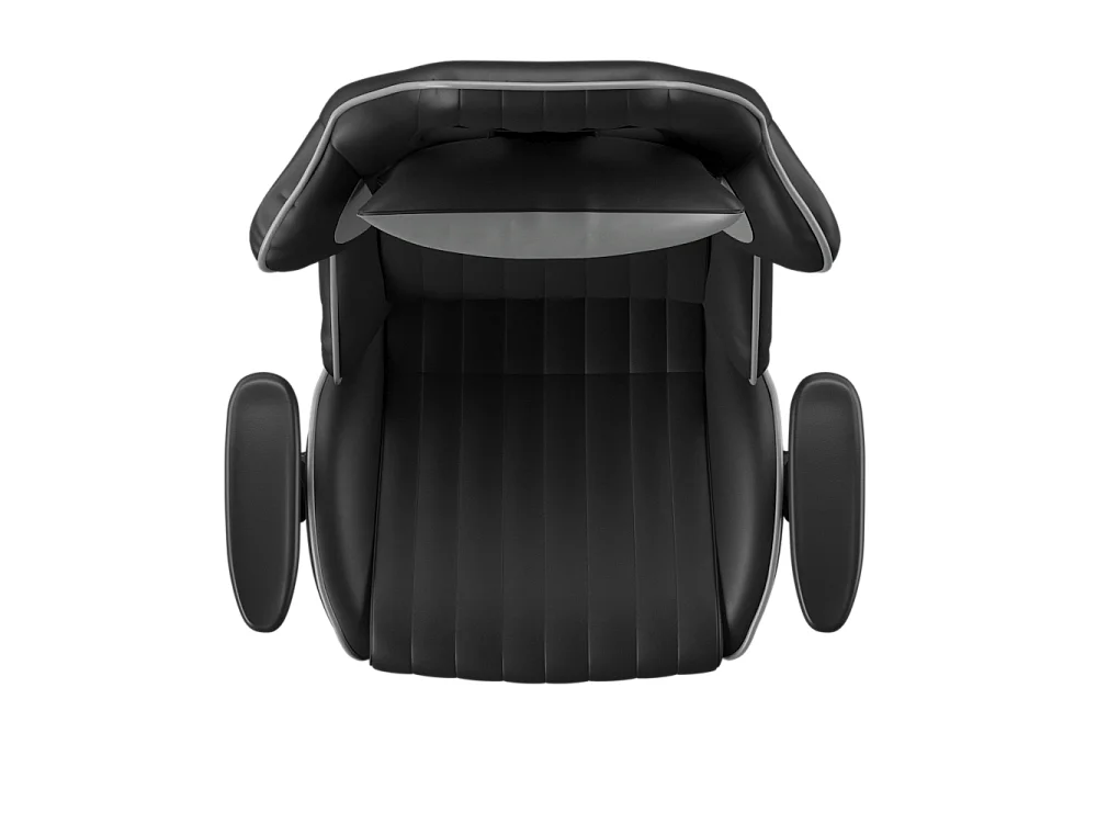 Senna | Chaise de bureau en similicuir noir