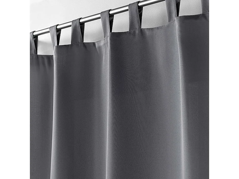 Rideau à Passants "Essentiel" 140x260cm Béton
