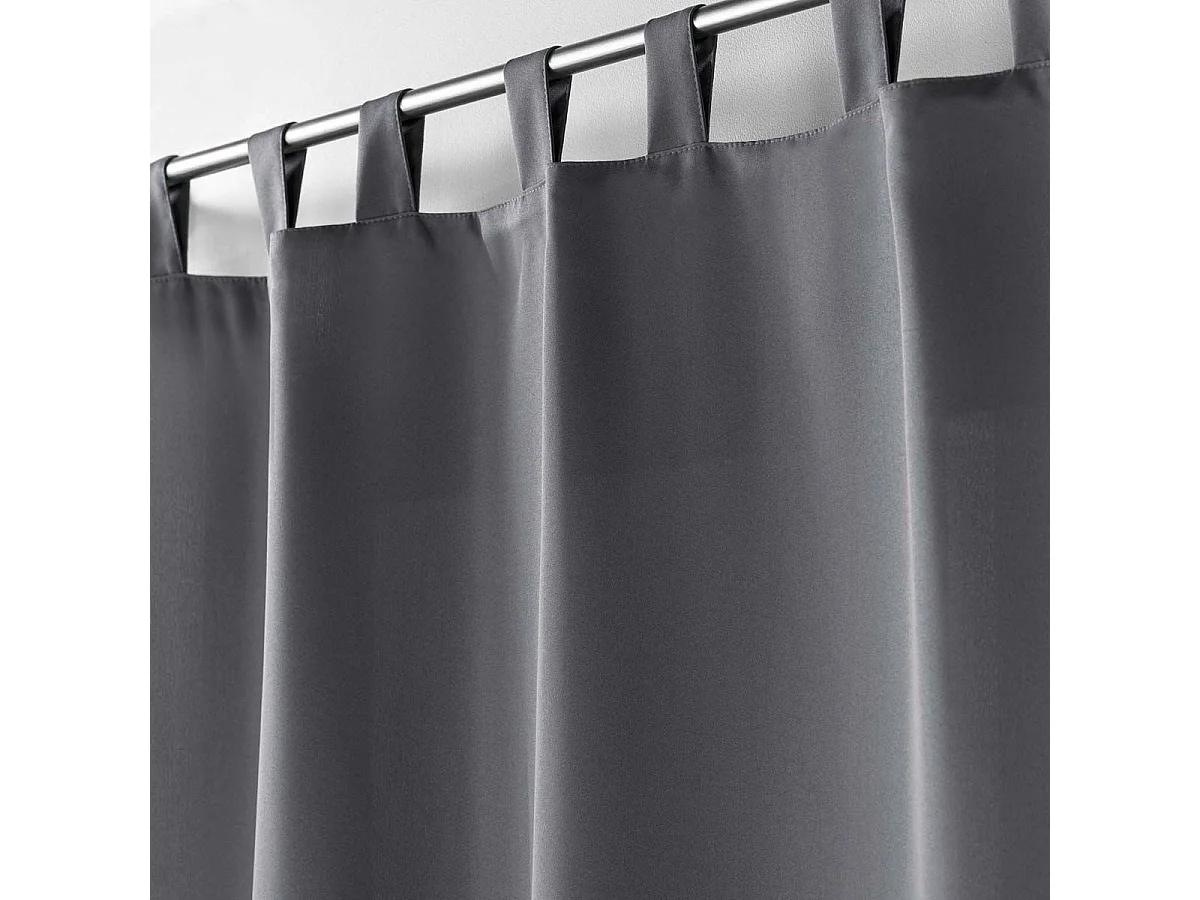 Rideau à Passants "Essentiel" 140x260cm Béton
