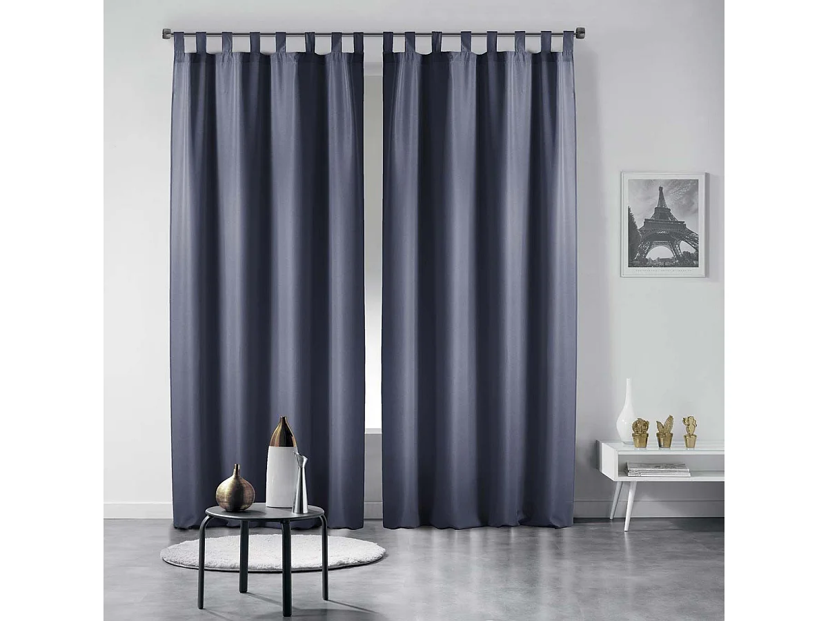 Rideau à Passants "Essentiel" 140x260cm Béton