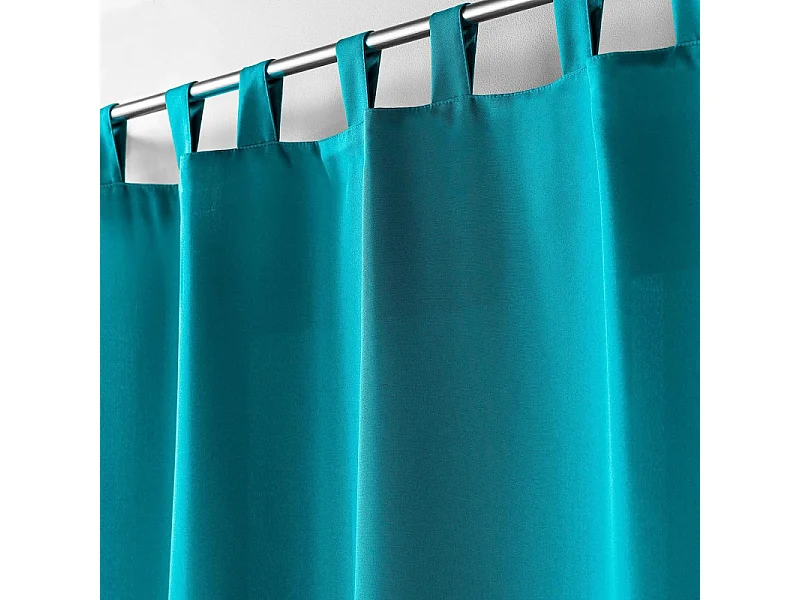 Rideau à Passants "Essentiel" 140x260cm Pétrole