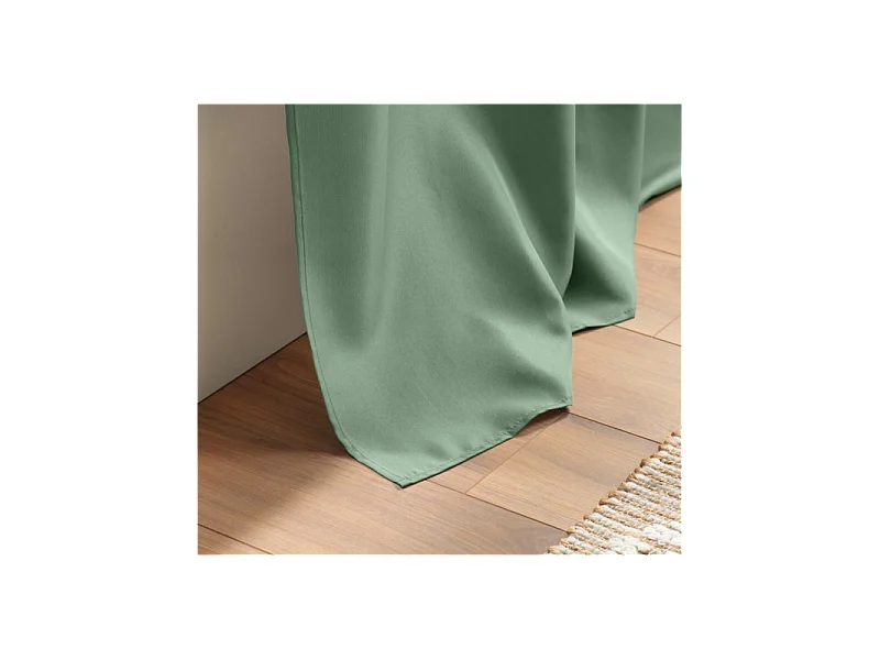 Rideau à Passants "Essentiel" 140x260cm Sauge