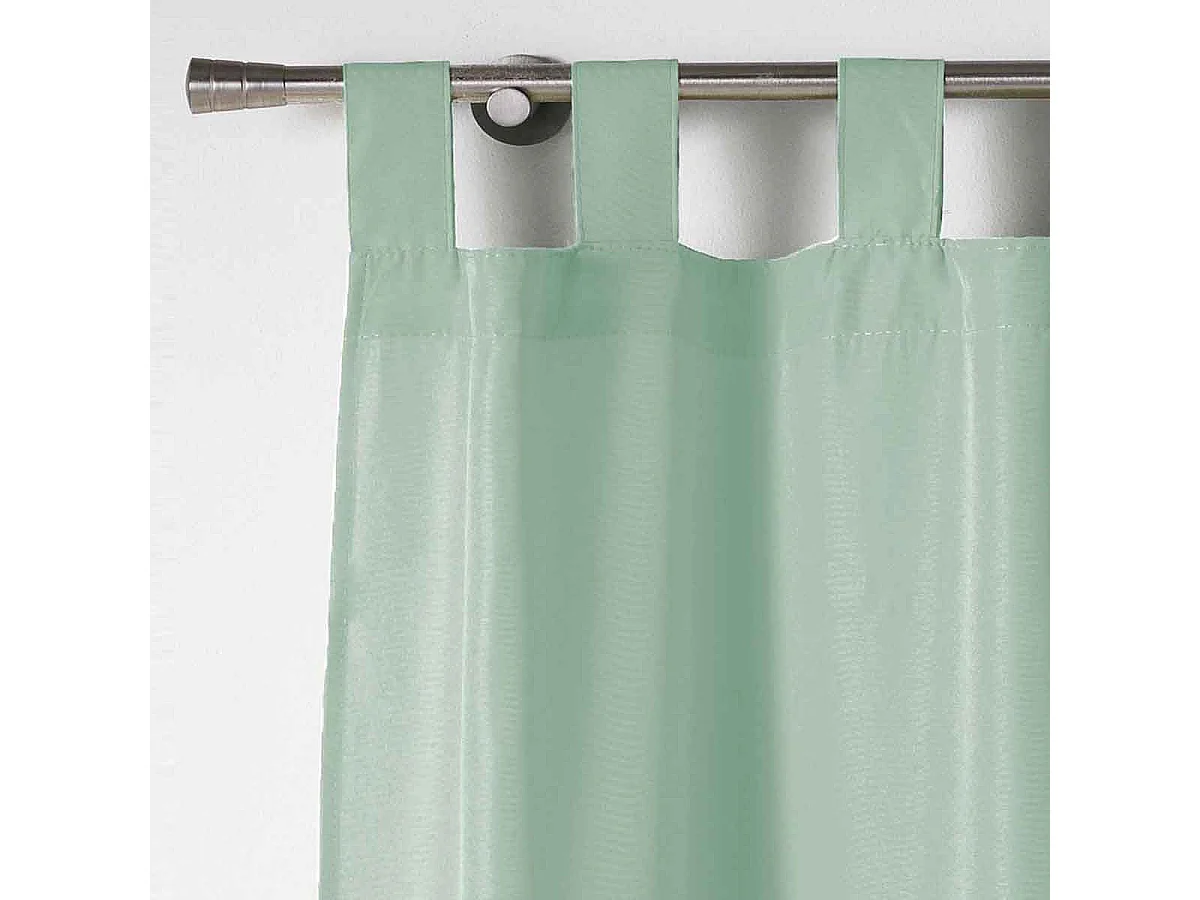Rideau à Passants "Essentiel" 140x260cm Sauge