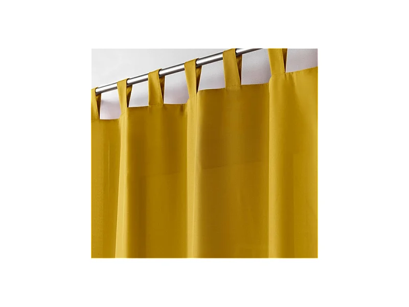 Rideau à Passants "Essentiel" 140x260cm Miel
