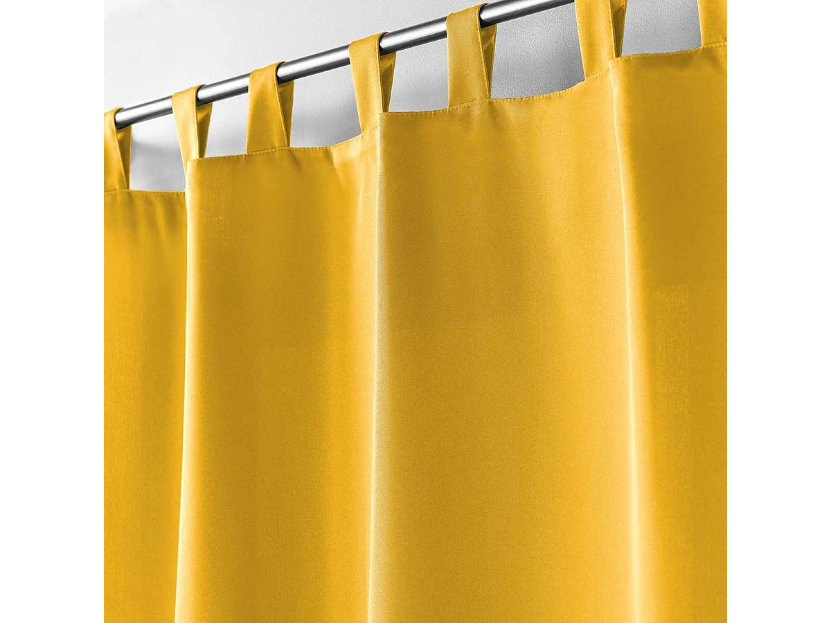 Rideau à Passants "Essentiel" 140x260cm Miel