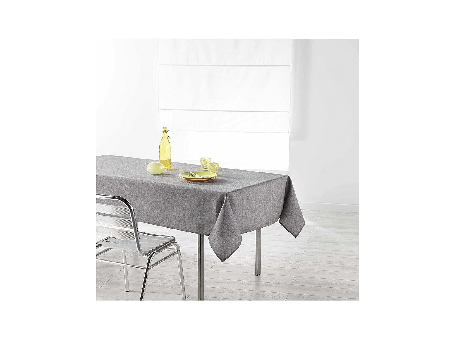 Nappe Enduit "Newton" 140x250cm Gris
