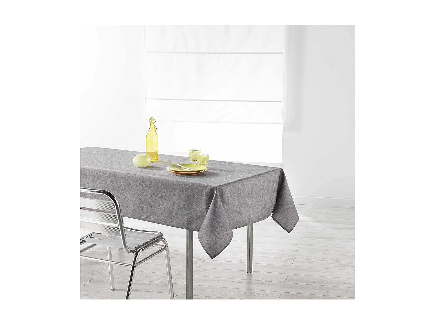 Nappe Enduit "Newton" 140x250cm Gris