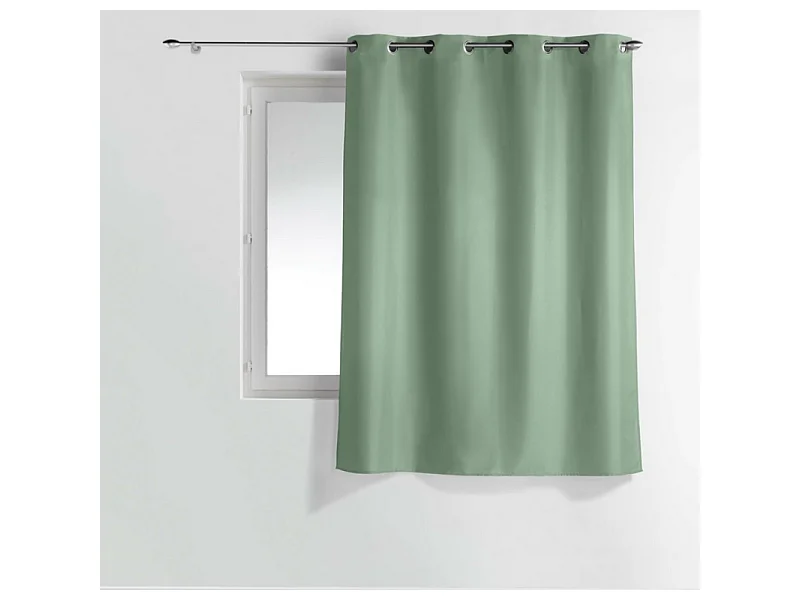 Rideau à Œillets "Essentiel" 140x180cm Sauge