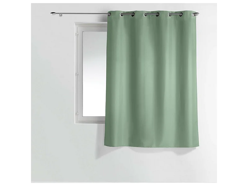 Rideau à Œillets "Essentiel" 140x180cm Sauge