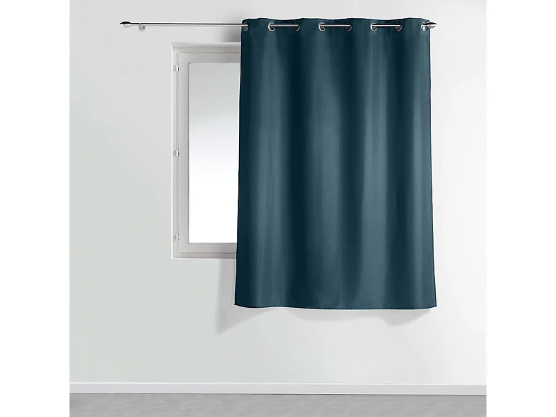 Rideau à Œillets "Essentiel" 140x180cm Bleu Marine