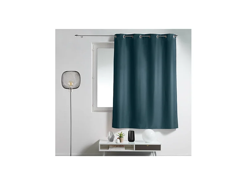 Rideau à Œillets "Essentiel" 140x180cm Bleu Marine