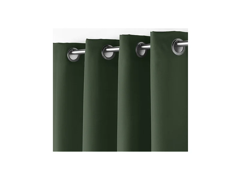 Rideau à Oeillets "Essentiel" 140x180cm Kaki