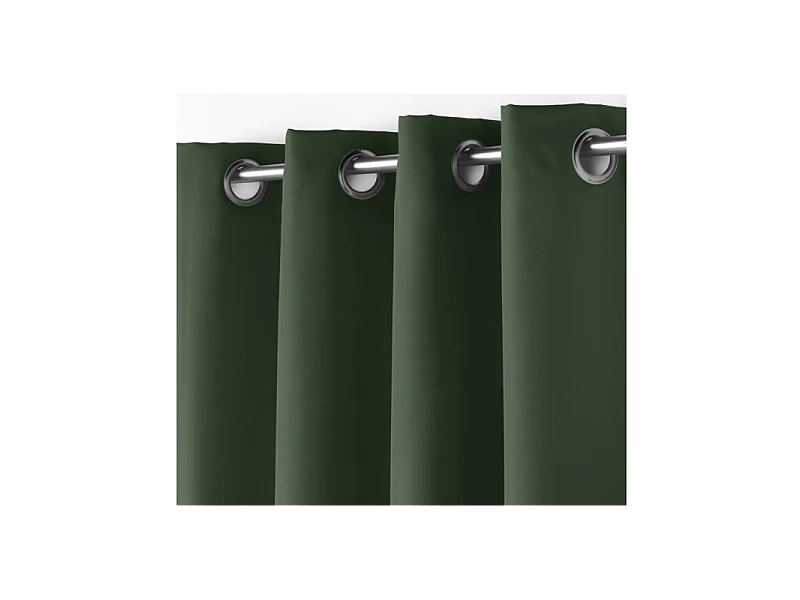 Rideau à Oeillets "Essentiel" 140x180cm Kaki