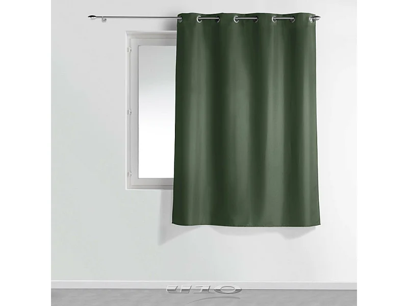 Rideau à Oeillets "Essentiel" 140x180cm Kaki