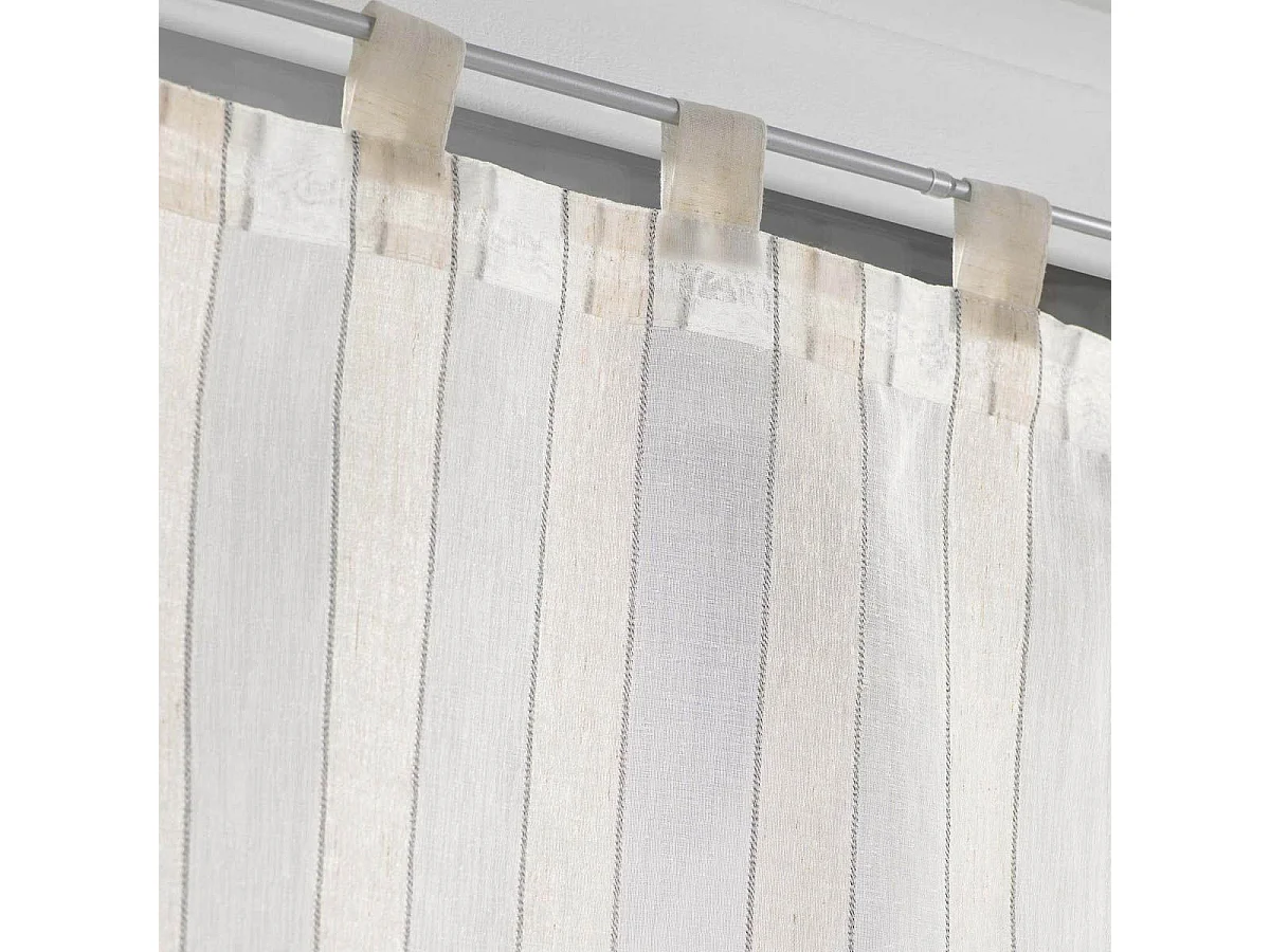 Paire de Voilages "Charlize" 60x160cm Naturel