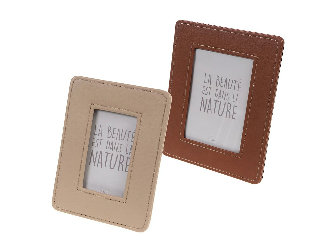 Set de 2 cadres photo couture