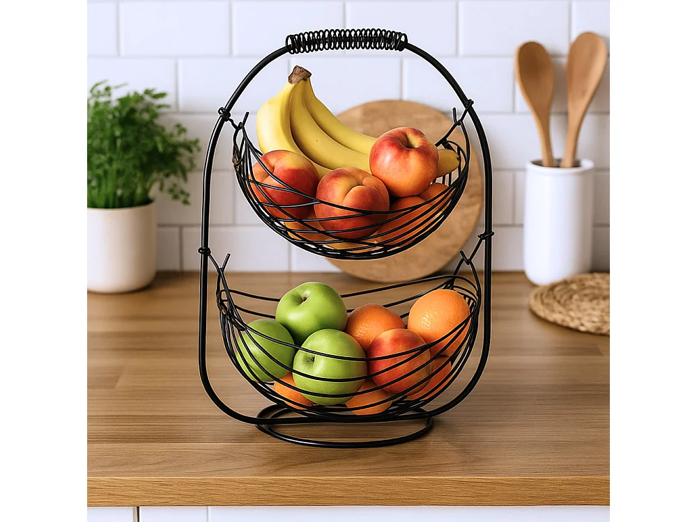 Coupe basculo double noir 44 cm