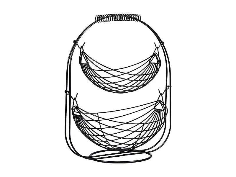 Coupe basculo double noir 44 cm