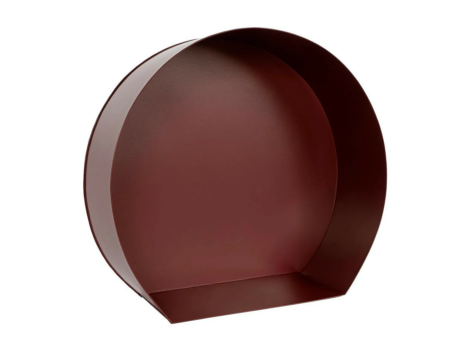 Lot de 3 Étagères Murales "Triple" 39cm Bordeaux & Or