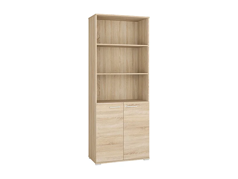 AKTENSCHRANK Optimal Sonoma Eiche hell 79 / 41 / 204cm