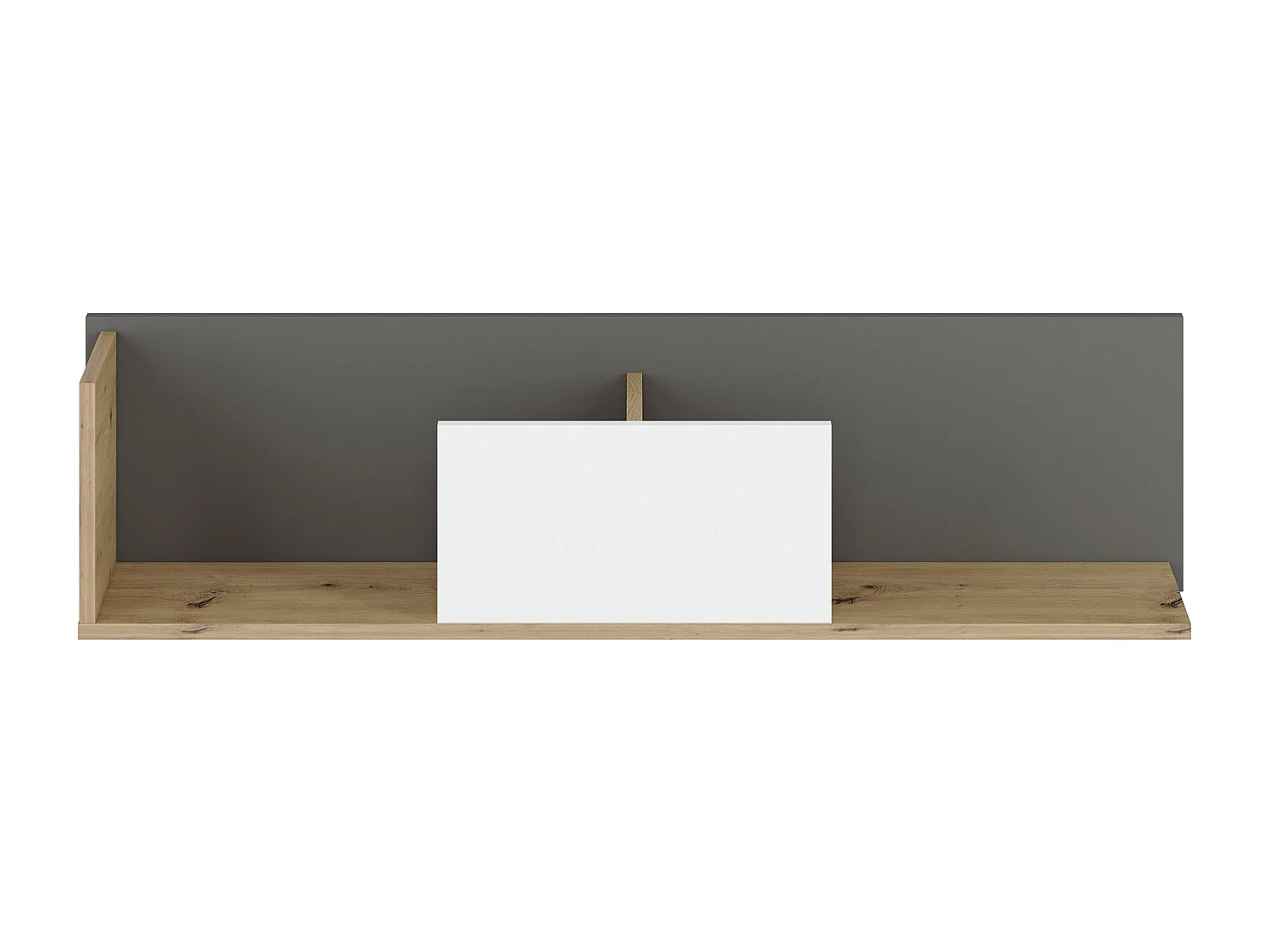 WANDREGAL Fini Artisan Eiche / weiß / anthrazit 116 / 22 / 19cm