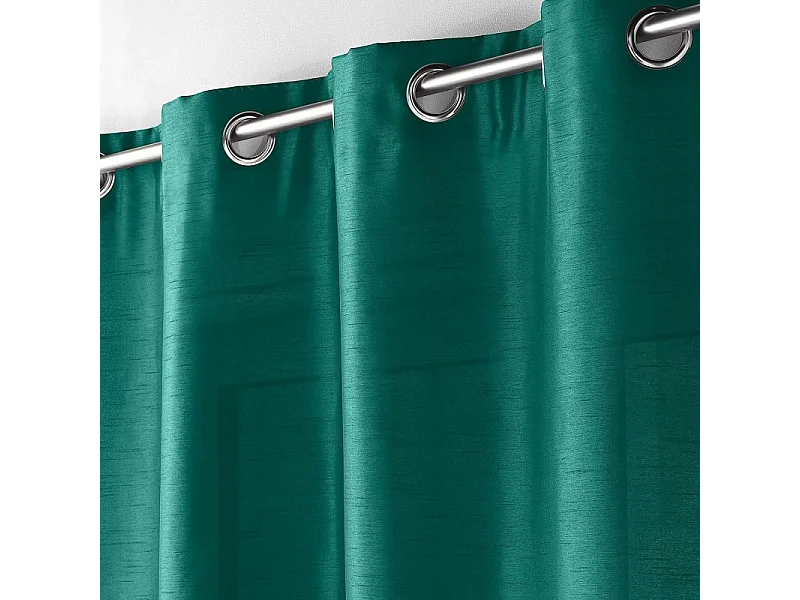 Rideau à Œillets "Shana" 140x240cm Émeraude