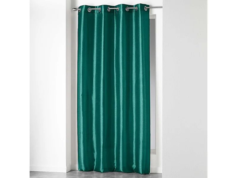 Rideau à Œillets "Shana" 140x240cm Émeraude