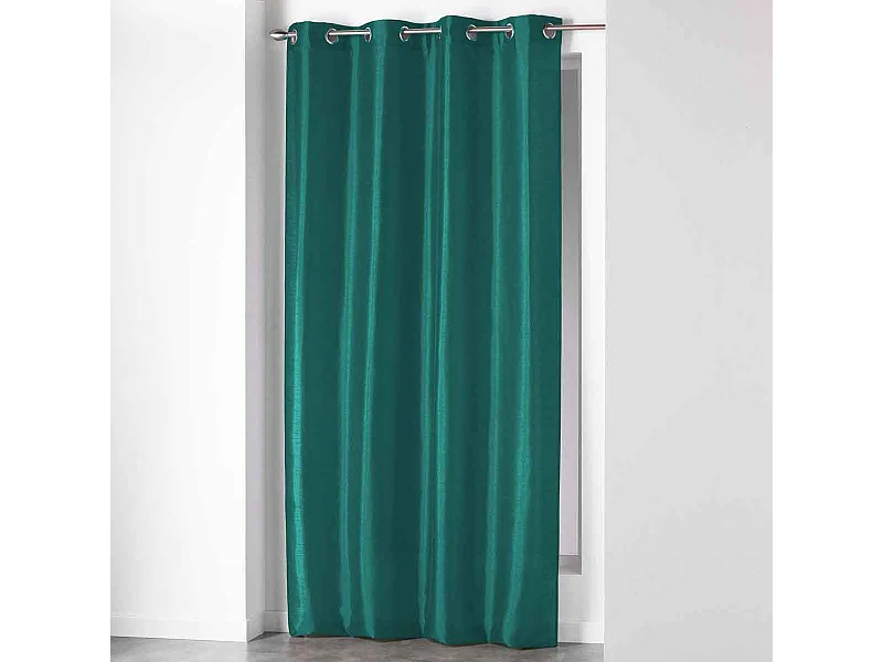Rideau à Œillets "Shana" 140x240cm Émeraude