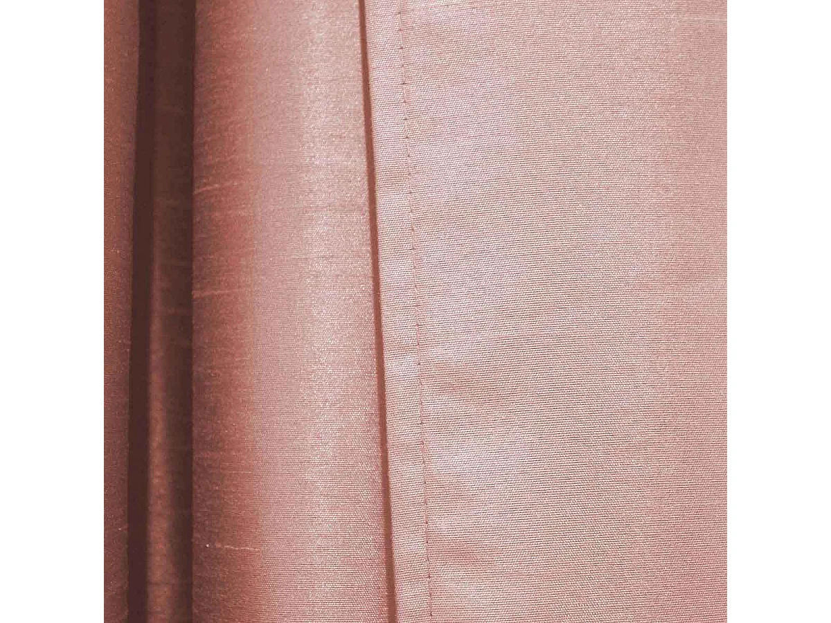 Rideau à Œillets "Shana" 140x240cm Rose Poudré