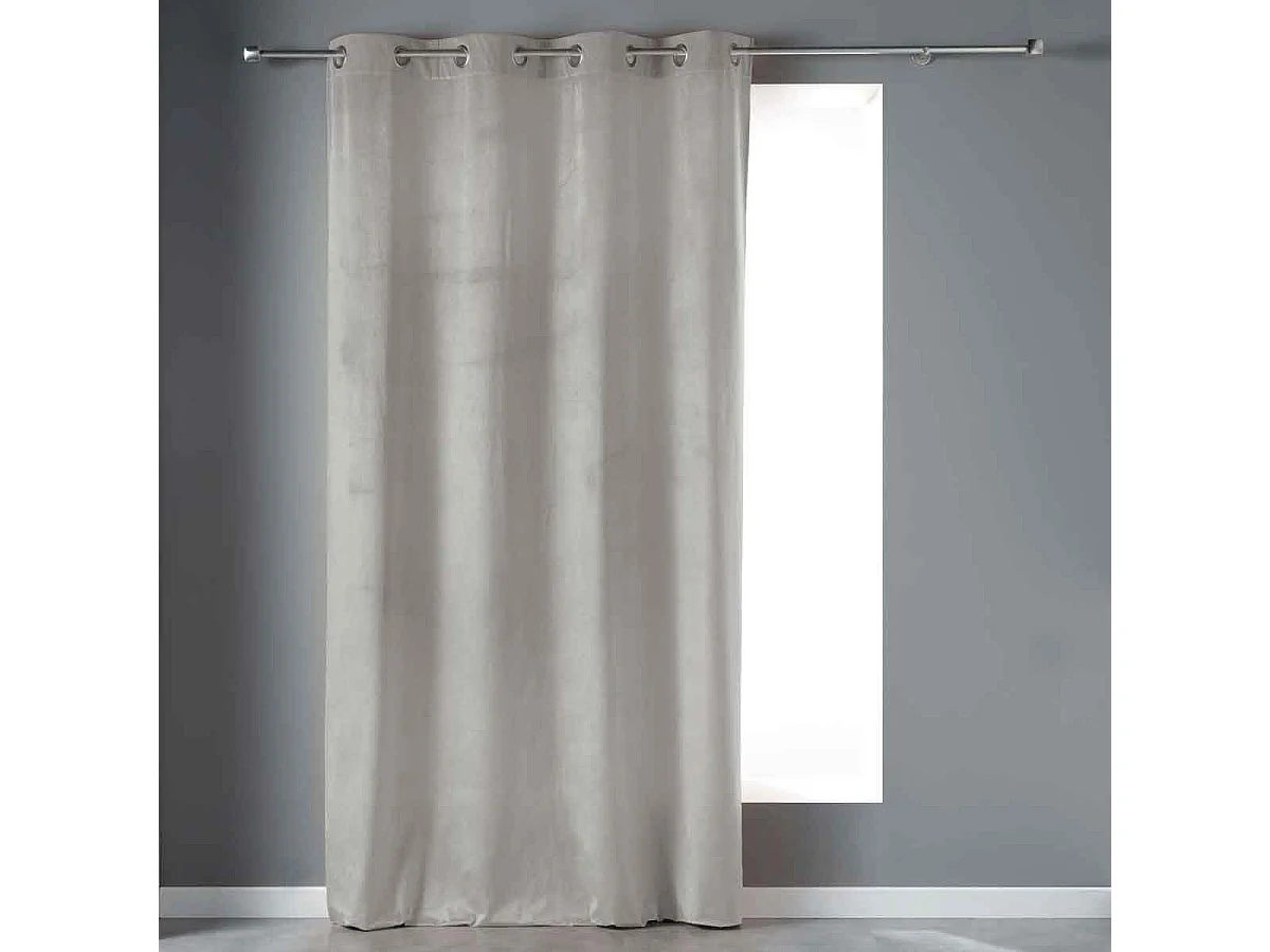 Einfacher Samtvorhang mit kurzem Flor 140 x 240 cm
