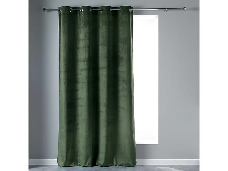 Einfacher Samtvorhang mit kurzem Flor 140 x 240 cm