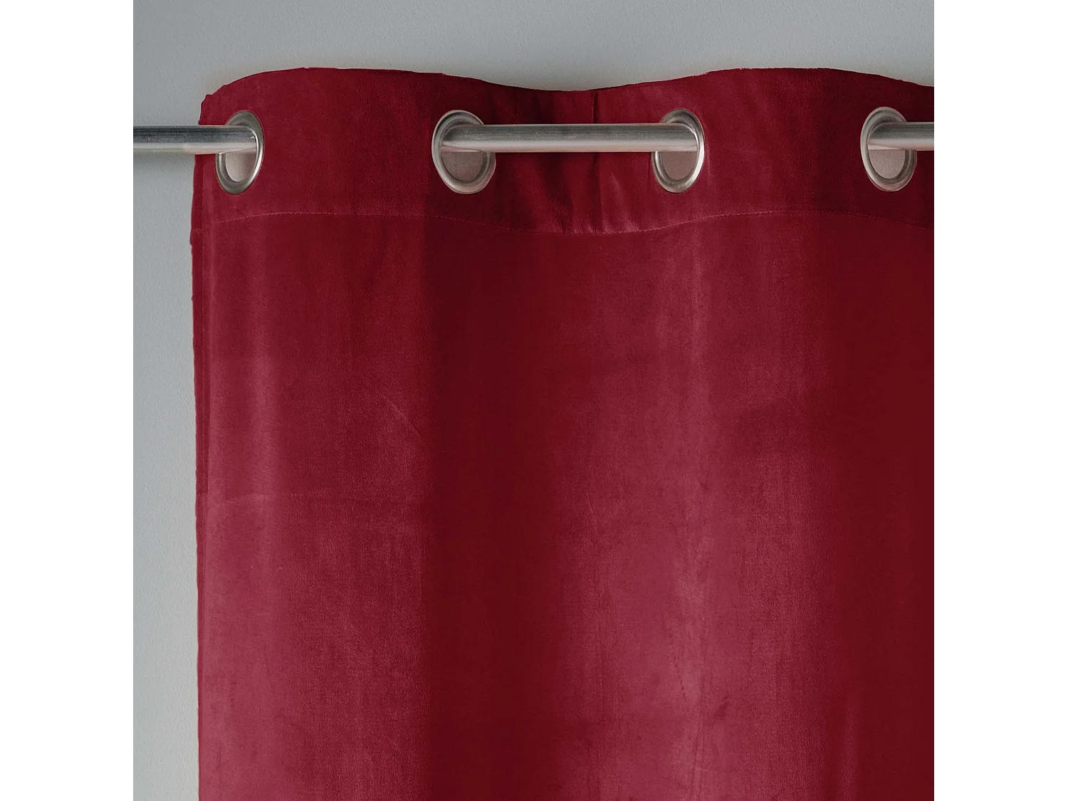 Cortina lisa de terciopelo ras 140 x 240 cm