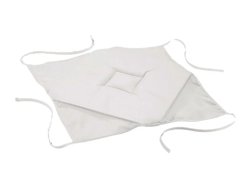 Galette de Chaise "Essentiel" 40x40cm Blanc