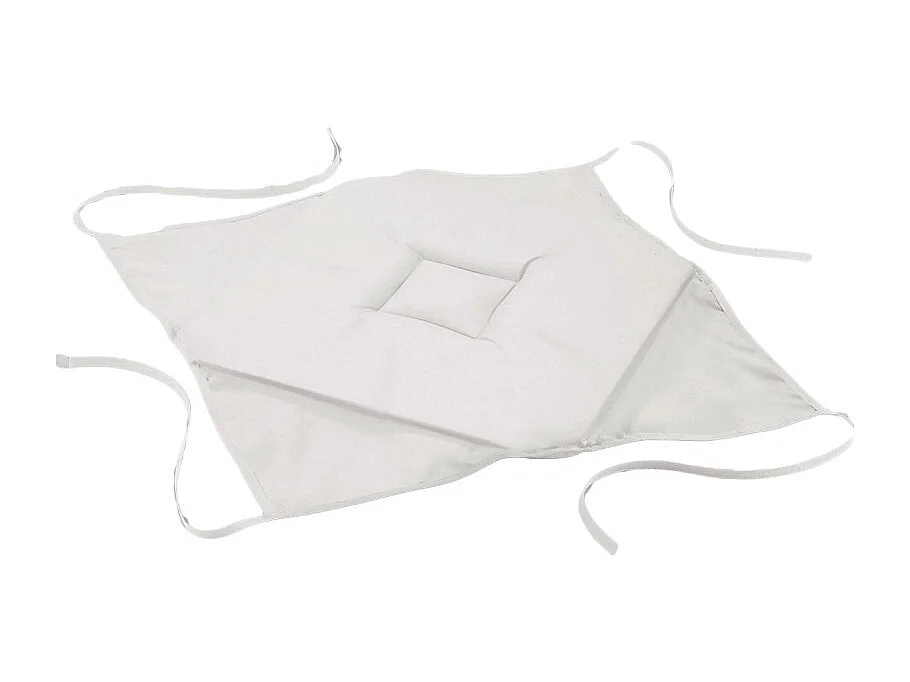 Galette de Chaise "Essentiel" 40x40cm Blanc