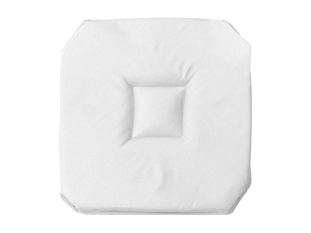 Galette de Chaise "Essentiel" 40x40cm Blanc