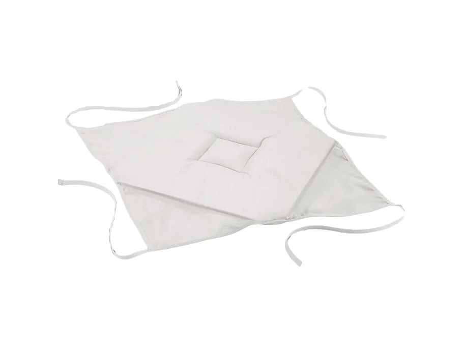 Galette de Chaise "Essentiel" 40x40cm Blanc