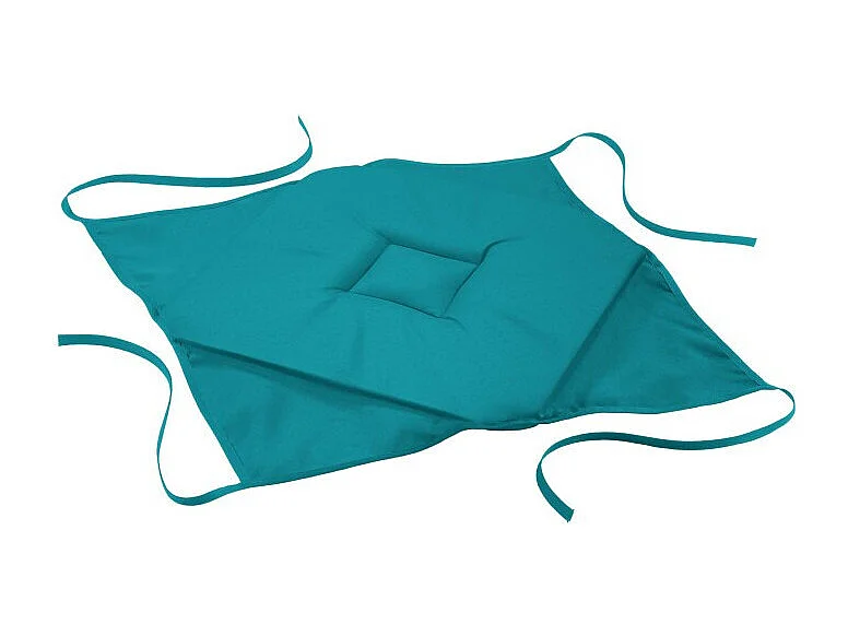 Galette de Chaise "Essentiel" 36x36cm Pétrole