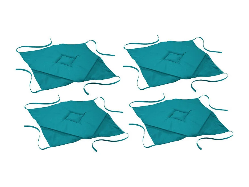 Galette de Chaise "Essentiel" 36x36cm Pétrole