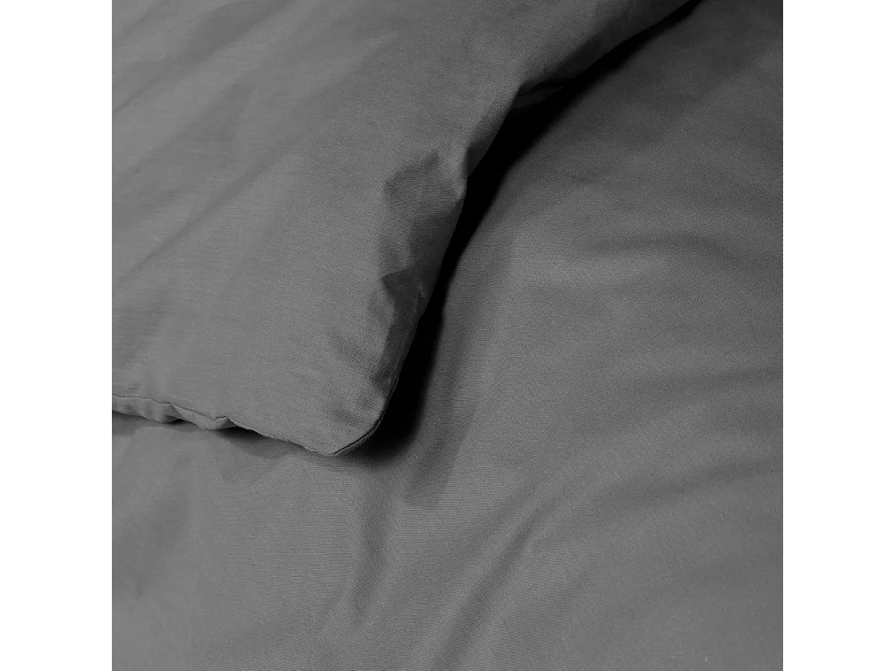 Housse de Couette "Lina" 220x240cm Anthracite
