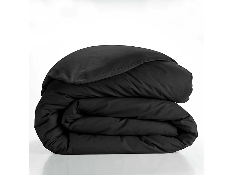 Capa de Edredão "Lina" Preto 220x240cm Algodão 100% Certificado Oeko-Tex