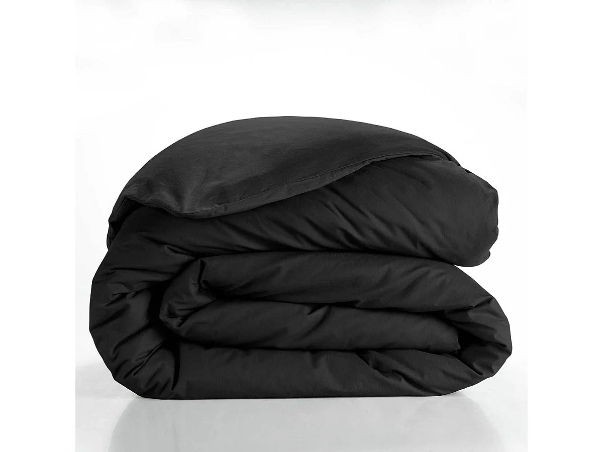 Housse de Couette "Lina" 220x240cm Noir